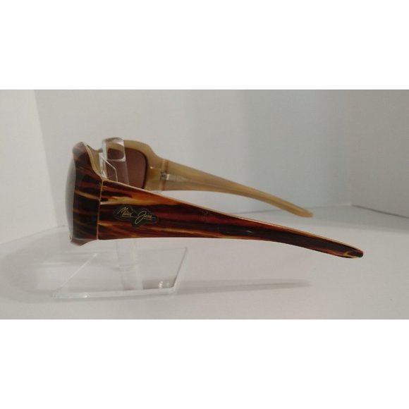 Authentic MAUI JIM Designer Sunglasses/Eyeglasses Frames Brown Woodgrain w/case main image 5